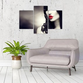 Tablou - Femeia misterioasă (90x60 cm)