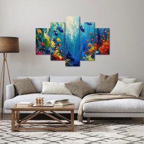 Tablou - Pictura lumii subacvatice (150x105 cm)