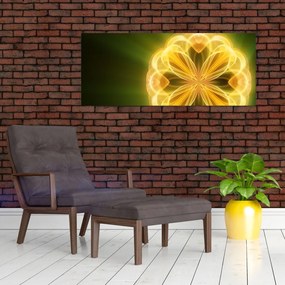 Tablou cu floare galbenă (120x50 cm)