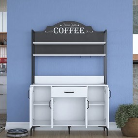 Dulap multifunctional, Hanah Home, JE130, 120x183.6x40 cm, Alb