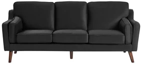 Canapea 3 locuri Lulea (negru) . 1008784