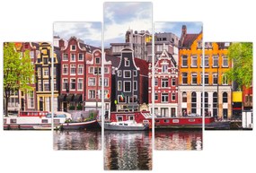 Tablou - Amsterdam, case de dans (150x105 cm)