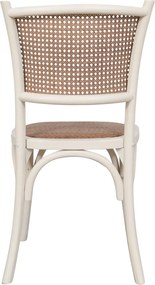 Scaun Thonet din lemn masiv si sezut din ratan