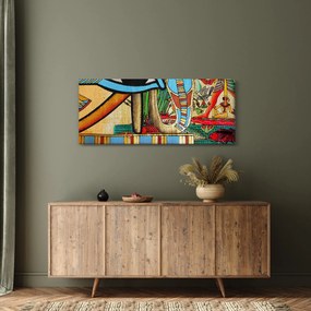 Tablou- Pictură egipteană (120x50 cm)