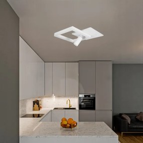 Plafonieră LED/38W/230V + 1xGU10/30W albă