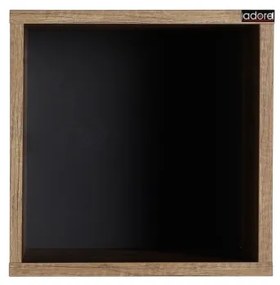 Raft de perete 33x33 cm maro
