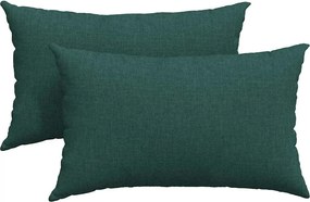 vidaXL Perne pentru canapea 2 pcs Verde închis 50 x 30 cm țesătură