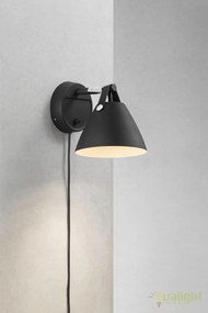 Aplica de perete design nordic STRAP 15 neagra 84291003 DFTP