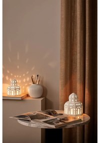 Sfeșnic de Crăciun din ceramică Kähler Design Lighthouse, ø 12 cm, alb