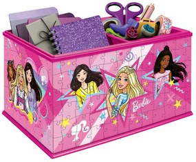 PUZZLE 3D CUTIE DEPOZITARE BARBIE 216 PIESE - RAVENSBURGER (RVS3D11584)