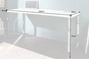 Birou elegant White Desk 160cm alb