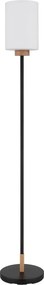 Globo 15977S - Lampadar ROWENA 1xE27/60W/230V negru/alb