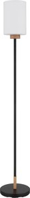 Globo 15977S - Lampadar ROWENA 1xE27/60W/230V negru/alb