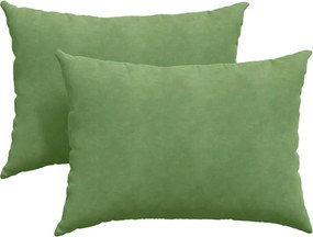 vidaXL Perne pentru canapea 2 pcs Lysegrønn 70 x 50 cm