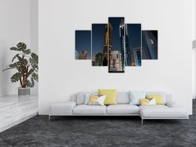 Tablou cu orașul nocturn (150x105 cm)