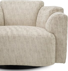 Fotoliu pivotant LUX tesatura Creststone beige Marbella