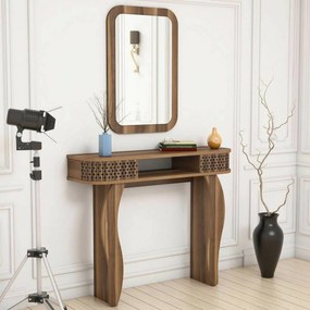 Masă decorativă Damla Walnut