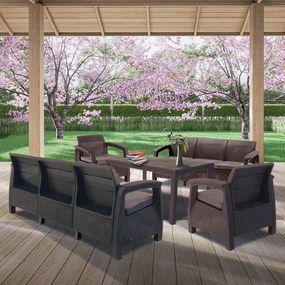 Set de mobilier de grădină Corfu Fiesta II duo cu masă melodică