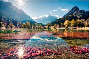 Tablou - Lacul Jasna, Gozd Martuljek, Alpii Iulieni, Slovenia (90x60 cm)