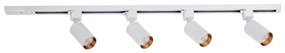 Spot pe șină TRACER 4x GU10/10W/230V, 1 m, alb