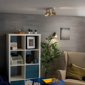 Spot de perete Kanlux 38960 LAURIN 1xGU10/10W/230V alamă/negru