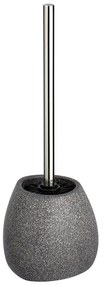 Perie de toaletă din ceramică Wenko Marla, înălțime 38,5 cm, gri