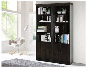 Bibliotecă maro din lemn de pin 148x223 cm Anita – Støraa