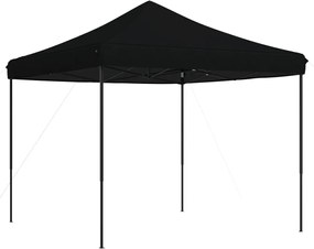 vidaXL Cort de petrecere pliabil Pop-Up, 292x292x315 cm, negru