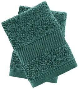 Prosoape verde-închis 2 buc. din bumbac din frotir 30x30 cm Anti-Bacterial – Catherine Lansfield
