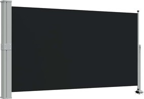 vidaXL Copertină laterală retractabilă, negru, 140 x 300 cm