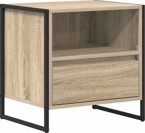 vidaXL Noptieră cu sertar Sonoma 50 x 39,5 x 50 cm Lemn compozit