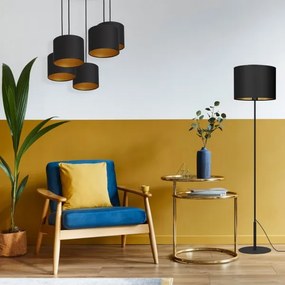 Lampadar ARDEN 1xE27/60W/230V negru/auriu