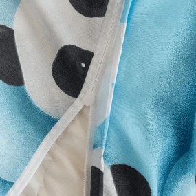 Lenjerie de pat din microfibra SKY PANDA albastru Dimensiune lenjerie de pat: 70 x 80 cm | 140 x 200 cm