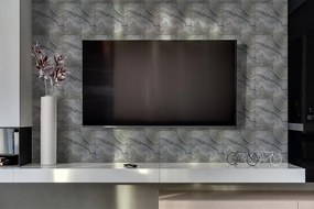 Panou decorativ perete Valuri decorative de marmură