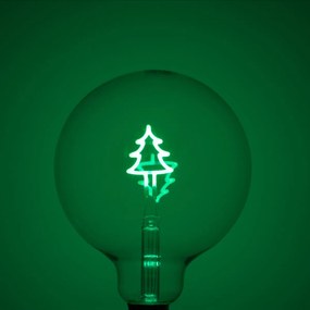 Bec LED de Crăciun E27 G125 transparent 1,8W 100 lm