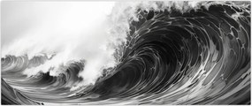 Tablou - Pictura valurilor (120x50 cm)