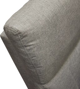 Fotoliu recliner Anna, țesătură, cadru metalic - BEJ