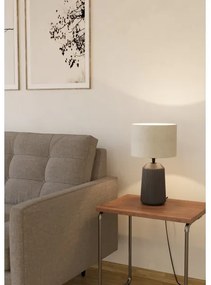 Lampă de masă Eglo 900824 CAPALBIO 1xE27/40W/230V gri