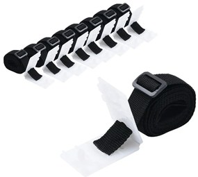 vidaXL Accesorii pentru derulator prelată de piscină, 8 buc., 1,8 m