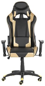 Scaun de birou Kite (negru + auriu). 1011253