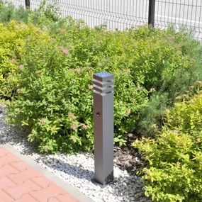 Lampă exterior TEKSAS cu senzor 1xE27/12W/230V IP44, 74 cm, antracit