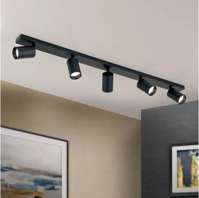 Orion - Plafonieră cu spoturi SEAN 5xGU10/13W/230V negru