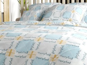 Lenjerie din microfibra GALDAR albastru Dimensiune lenjerie de pat: 70 x 80 cm | 140 x 200 cm