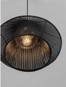 Lustra, Pendul din ratan sintetic pentru exterior Aell negru