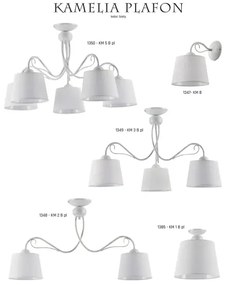 Jupiter 1350 - KM 5 PB - Plafonier KAMELIA 5xE27/60W/230V