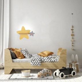 Corp de iluminat pentru copii galben/alb Star – Candellux Lighting