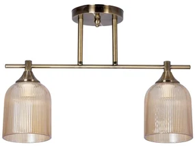 Lustră pe tijă 2xE14/60W/230V alamă