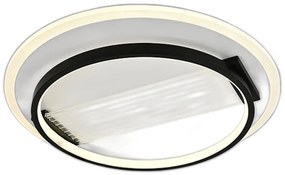 Lustra LED Cu Telecomanda, Elit's Esn R9053R, 102W, NegruAlb