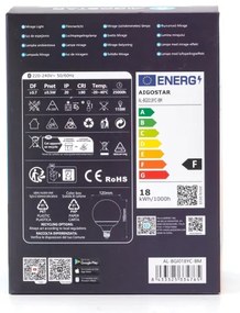 Bec LED RGBW dimabil Aigostar MESH G120 E27/18W/230V 6500K + telecomandă