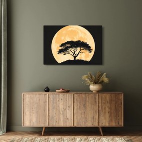 Tablou – Arbore în lună plină aurie II. (90x60 cm)